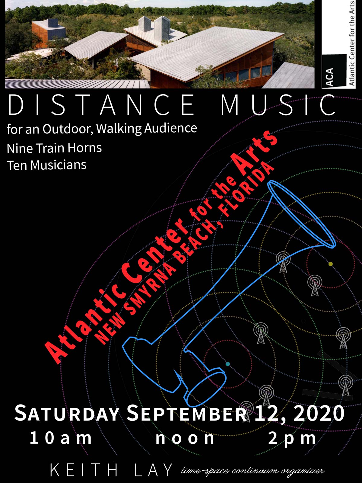 Distance Music at ACA poster