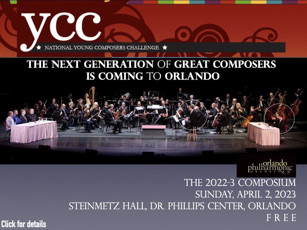 The National Young Composers Challenge Composium 2023